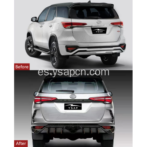 Nueva llegada 2016-2020 Kit de cuerpo de estilo Fortuner Lambo